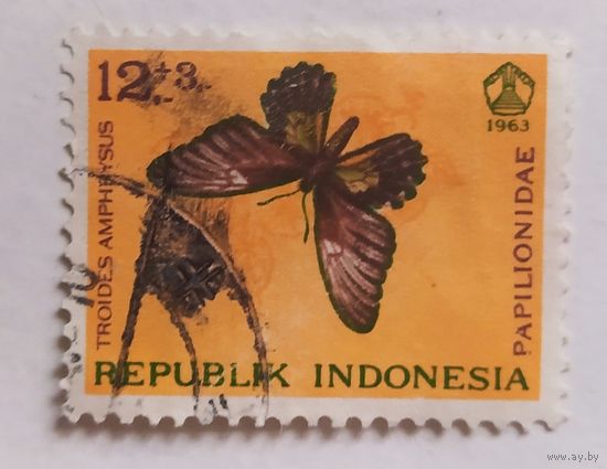 Индонезия 1963, бабочка