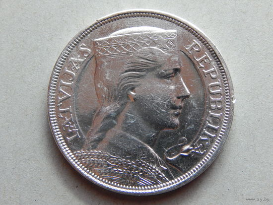 Латвия 5 латов 1931г.
