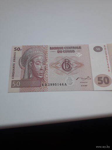 КОНГО 50 франков  2007 год