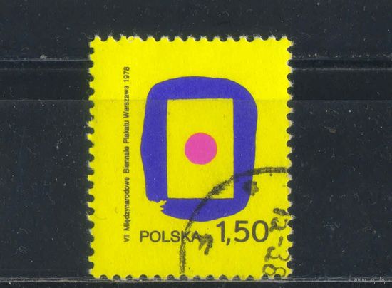 Польша ПНР 1978 Международное биеннале плакатов в Варшаве В.Замечник Плакат #2559