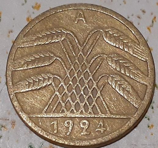 Германия 5 рентенпфеннигов, 1924 А