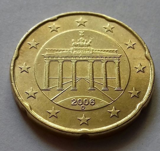 20 евроцентов, Германия 2006 D