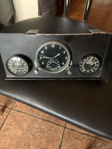 Отличные по состоянию самолётные часы 59 ЧП и оригинальные датчики температуры с панели приборов АН-12!