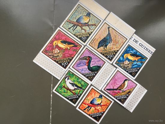 Гвинея 1971 год. Птицы