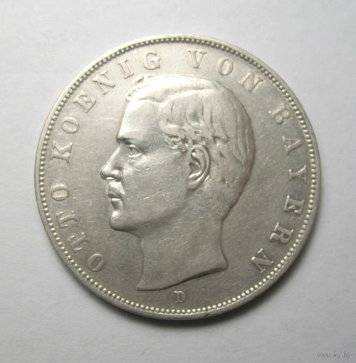 Бавария 3 марки 1908