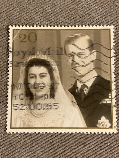 Великобритания 1997. Свадьба Елизаветы II