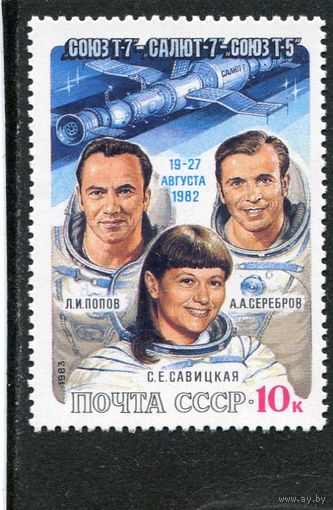 СССР 1983. Полет космического корабля