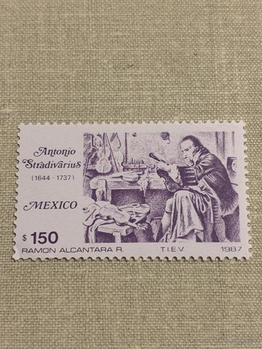 Мексика 1987. Antonio Stradivarius 1644-1737