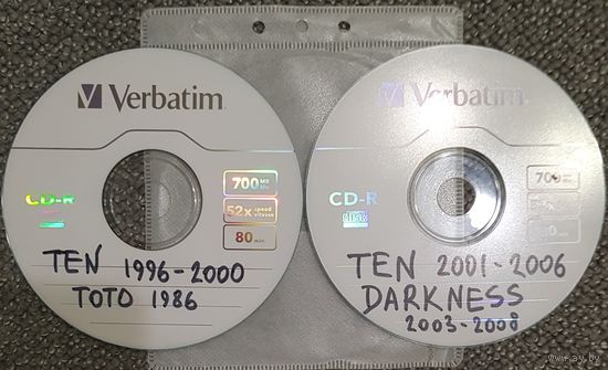 CD MP3 TEN, DARKNESS - 2 CD