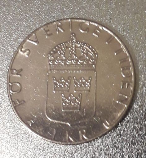 Швеция, 1 крона, 1982 год, медь-никель