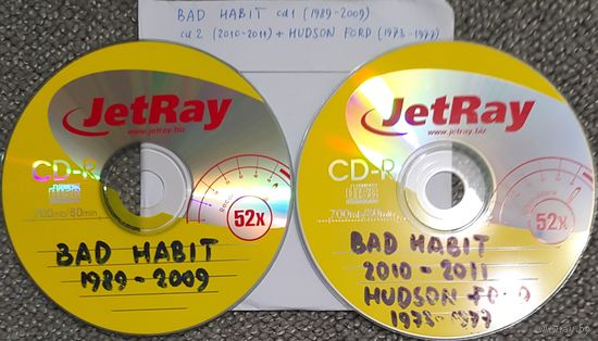 CD MP3 дискография BAD HABIT, HUDSON FORD - 2 CD.