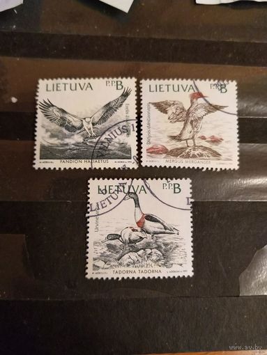 1992 Литва фауна птицы (2-12)