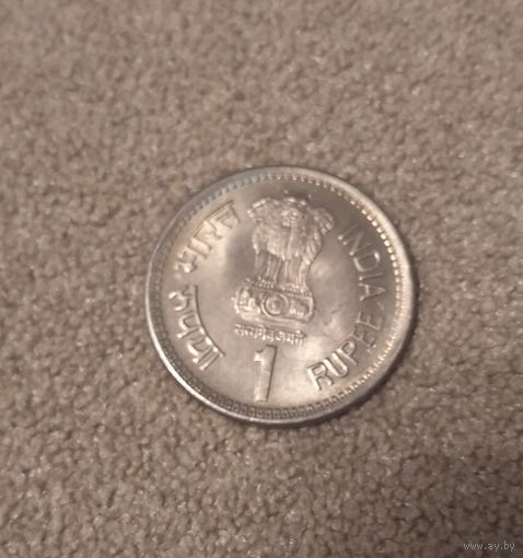 Индия 1 рупия 1991 Раджив Ганди UNC