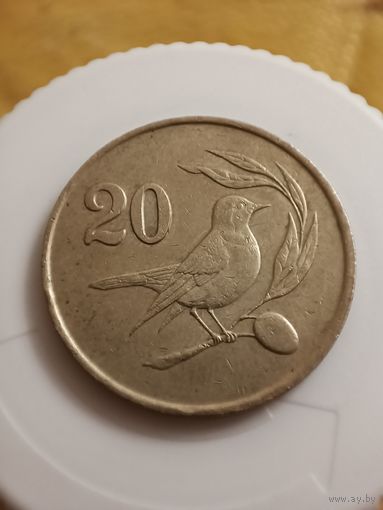 Кипр 20 центов 1983 год