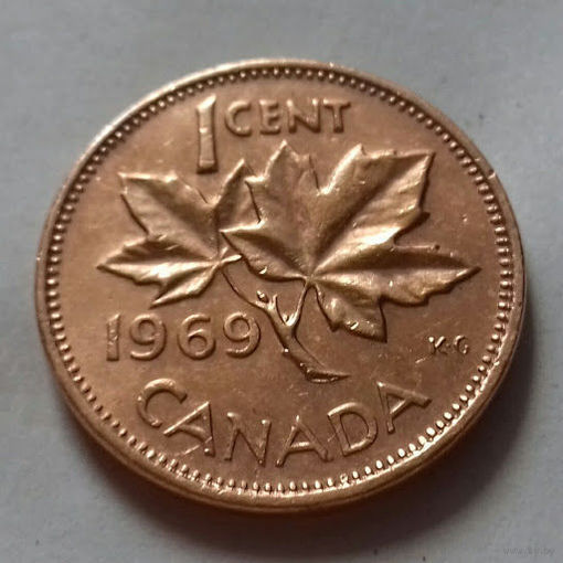 1 цент, Канада 1969 г.