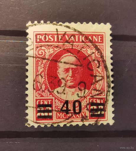 Ватикан 1934г. Надпечатка [Mi19]  *