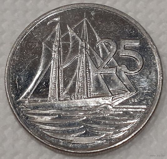 Каймановы острова 25 центов, 2005 (7-4-23)