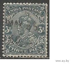 Индия. Король Георг V. 1911г. Mi#75.