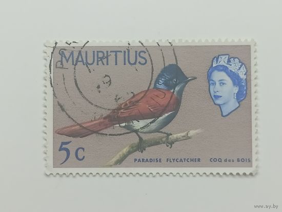 Маврикий 1965. Птицы и Елизавета II