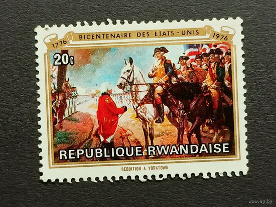 Руанда 1976. 200-летие независимости Соединённых Штатов Америки