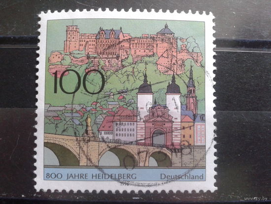 Германия 1996 800 лет г. Гельделбергу Михель-0,9 евро гаш.