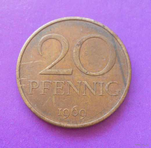 20 пфеннигов 1969 ГДР #13