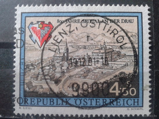 Австрия 1991 800 лет городу, герб