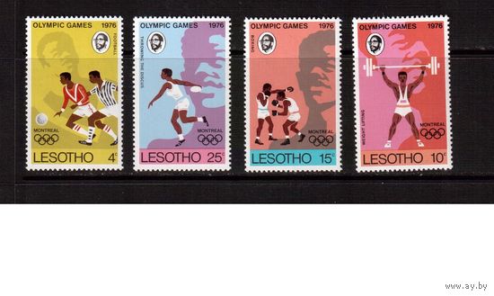 Лесото-1976,(Мих.209-212)  **  Спорт, ОИ-1976