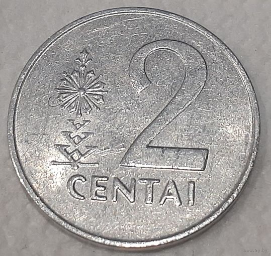 Литва 2 цента, 1991 (8-3-2)