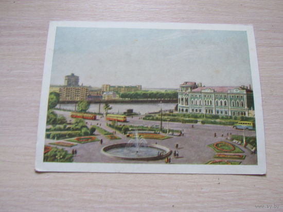 Свердловск Вид на городской пруд