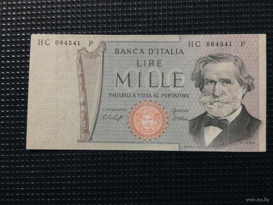 Италия 1000 лир 1977