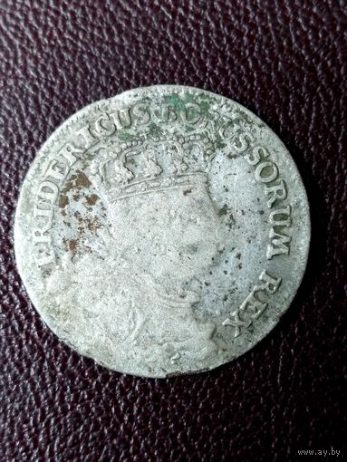 6 грошей 1757 г. Пруссия.