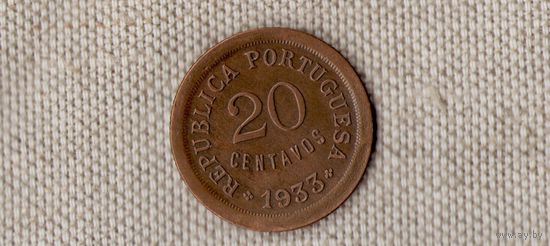 Гвинея-Биссау 20 сентаво 1933 (Bh)