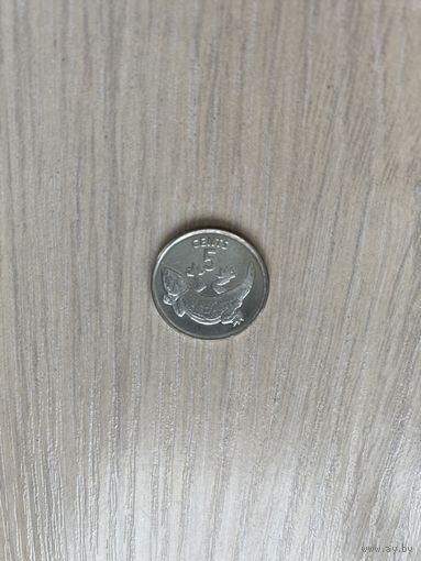 Кирибати, 5 центов 1979