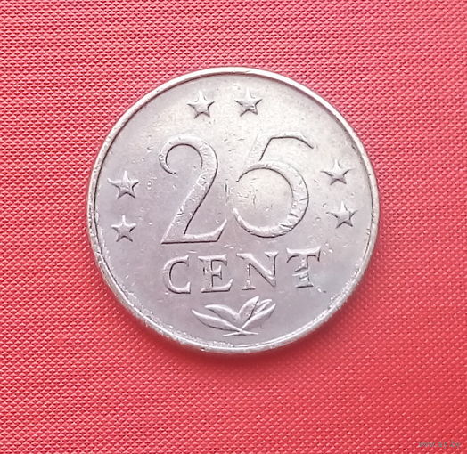 62-25 Антильские острова, 25 центов 1977 г.