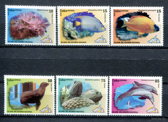 Куба - 2010г. - Морская фауна, рыбки - полная серия, MNH [Mi 5346-5351] - 6 марок