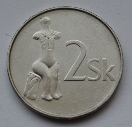 Словакия, 2 кроны 2001 г.