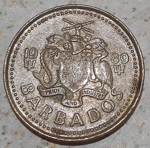 Барбадос 5 центов, 1989 (9-10-18)