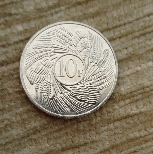 Werty71 Бурунди 10 франков 2011