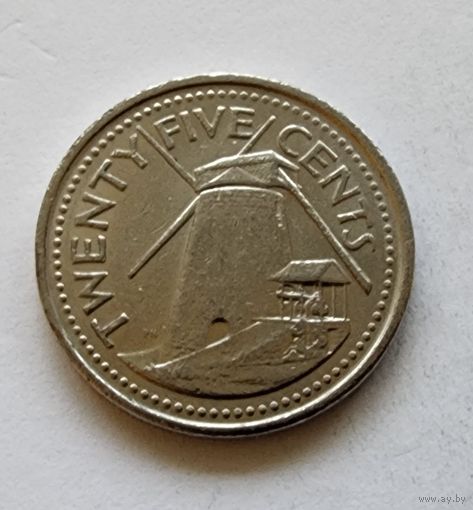 Барбадос 25 центов, 2009