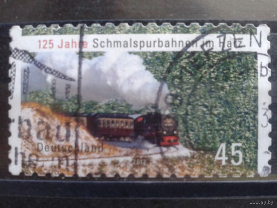 Германия 2012 поезд Михель-0,9 евро гаш