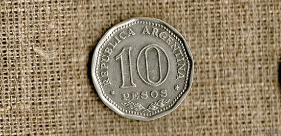 Аргентина 10 песо 1966 1816 ///(ON)