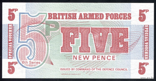 GREAT BRITAIN/Великобритания_5 New Pence_nd (1972)_Pick#M44_UNC