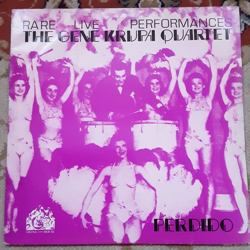 THE GENE KRUPA QUARTET - 1981 - "PERDIDO" RARE LIVE PERFORMANCES (UK) LP