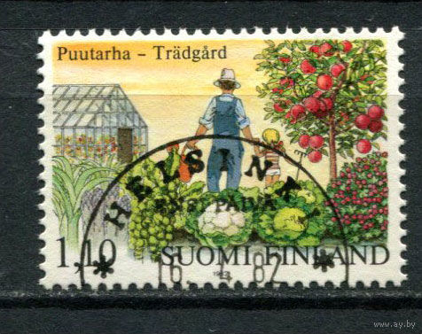 Финляндия - 1982 - Наши сады - [Mi. 898] - полная серия - 1 марка. Гашеная.  (Лот 173BA)