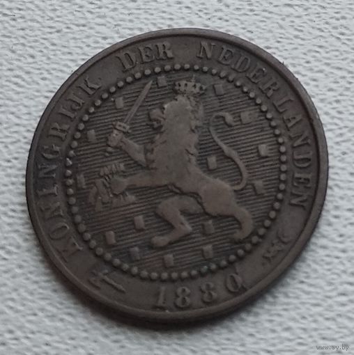 Нидерланды 1 цент, 1880 8-9-3