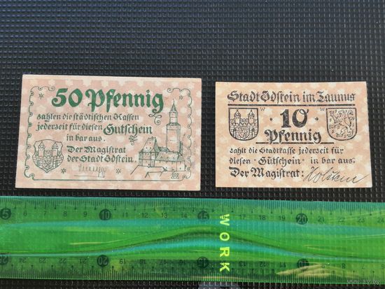 Германия-нотгельд    10   50  пфенингов Idstein1921