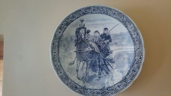 Настенная тарелка Delfts 1950 гг .