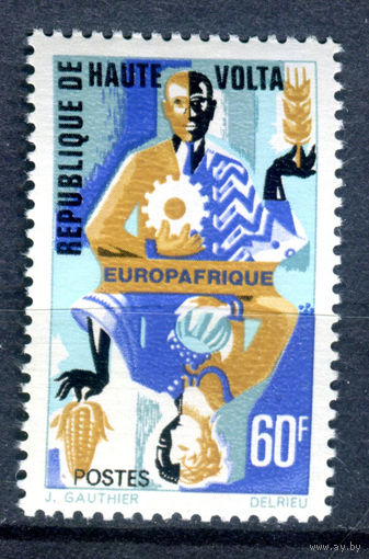 Верхняя Вольта - 1967г. - Европейско-Африканская сельскохозяйственная организация - полная серия, MNH [Mi 211] - 1 марка