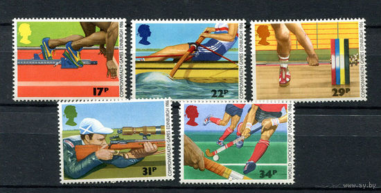 Великобритания - 1986 - Спорт - (у номинала 17 на клее незначительные пятна) - [Mi. 1076-1080] - полная серия - 5 марок. MNH.
